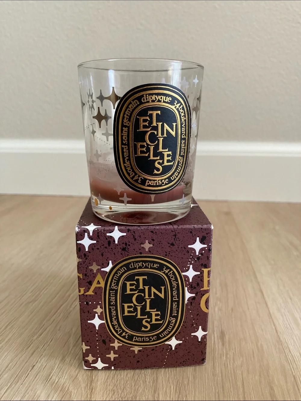 Diptyque Etincelles 70g mini glass jar